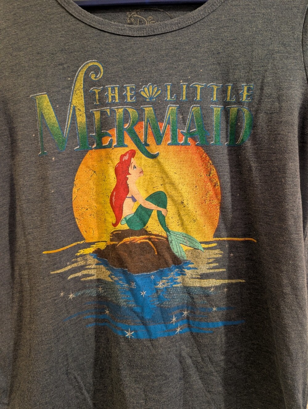 Little Mermaid Teen/Juniors T-shirt Size Large Disney Ariel
